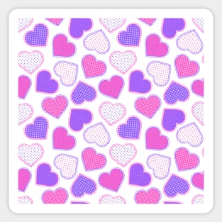 Hearts luminescent Sticker